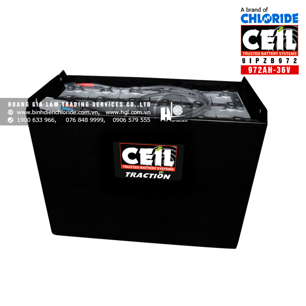 bình điện xe nâng ceil
