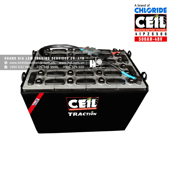 bình điện xe nâng ceil