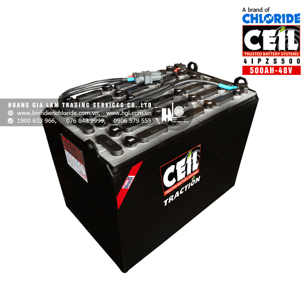 bình điện xe nâng ceil
