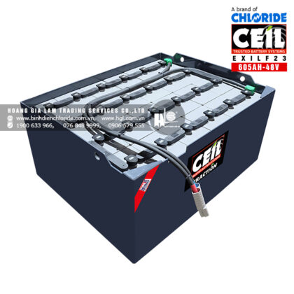 Bình điện xe nâng CEIL (Chloride) 48V - 605Ah EXILF23