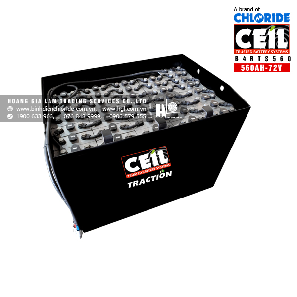 bình điện xe nâng ceil