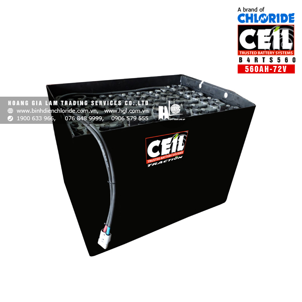 bình điện xe nâng ceil