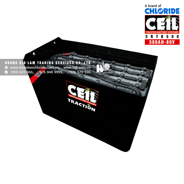 bình điện xe nâng ceil