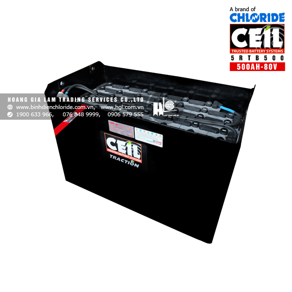 bình điện xe nâng ceil