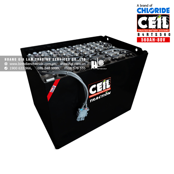 bình điện xe nâng ceil