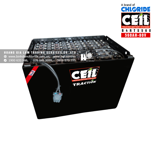 bình điện xe nâng ceil