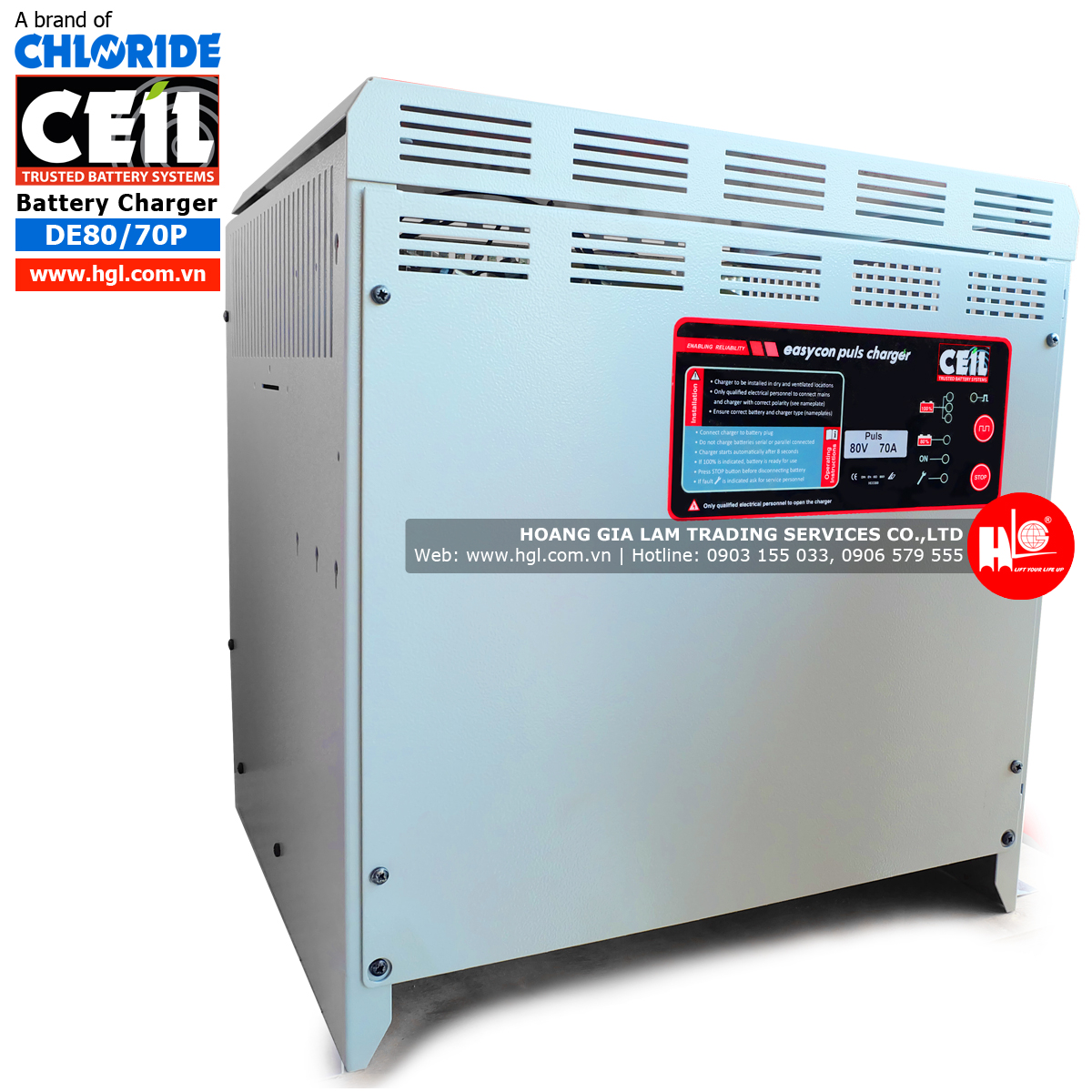 máy sạc xe nâng ceil