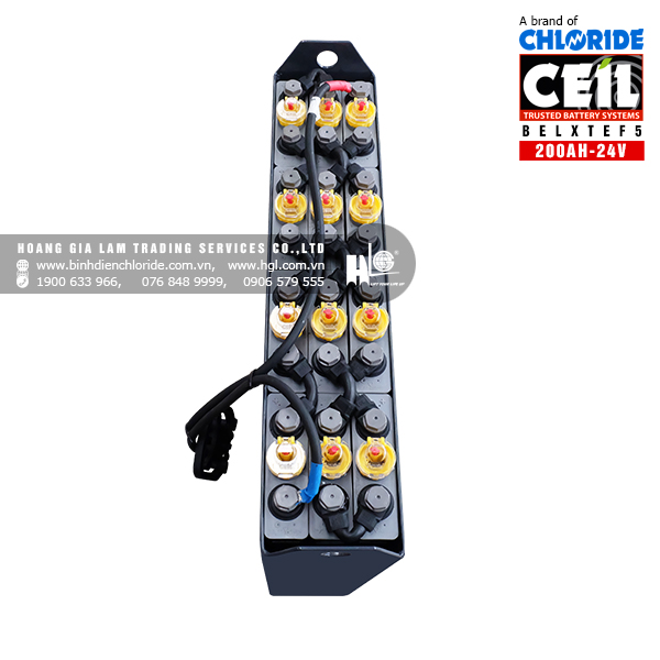 Bình điện xe nâng CEIL (Chloride) 24V - 200Ah BELXTEF5