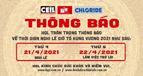 Thông báo nghỉ lễ Giỗ Tổ Hùng Vương mùng 10 tháng 3 năm 2021
